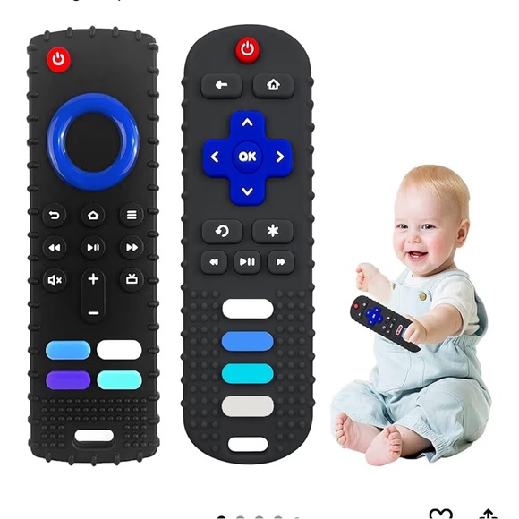 Other - Baby Teething Toys-TV Remote Control Shape Silicone Infants Teething Toys